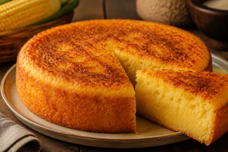 Bolo de milho cremoso