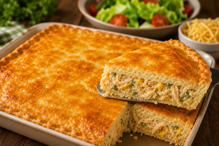 Torta de Frango Cremosa