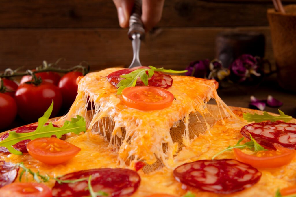 pizza de liquidificador